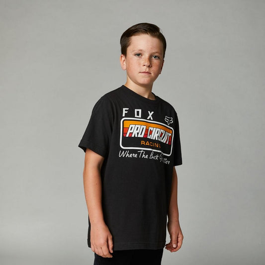 FOX Youth Pro Circuit Basic Tee - BLACK