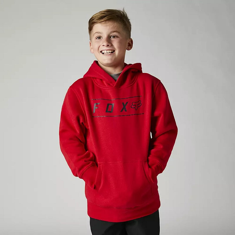 FOX Youth Pinnacle Pullover Hoodie - RED