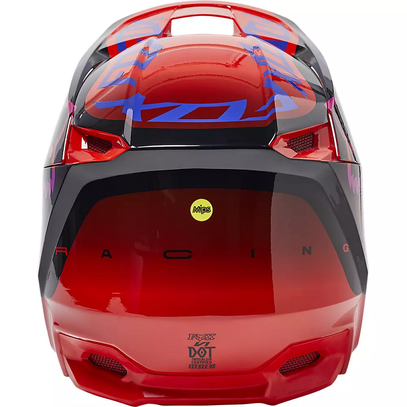 FOX V1 Venz Helmet - RED