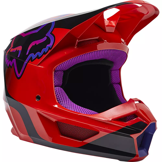 FOX V1 Venz Helmet - RED