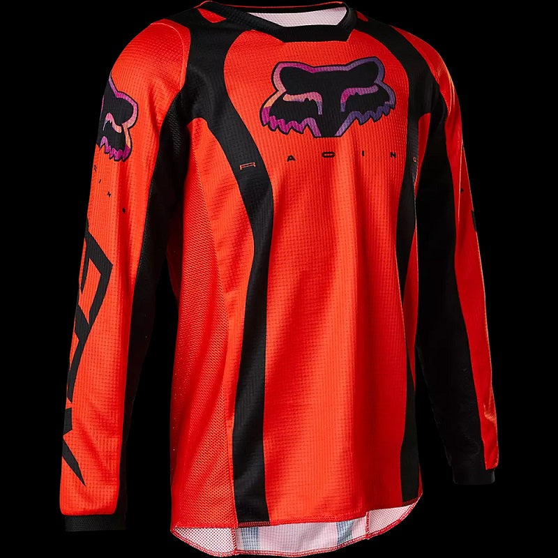 FOX Youth 180 Venz Jersey - FLO RED