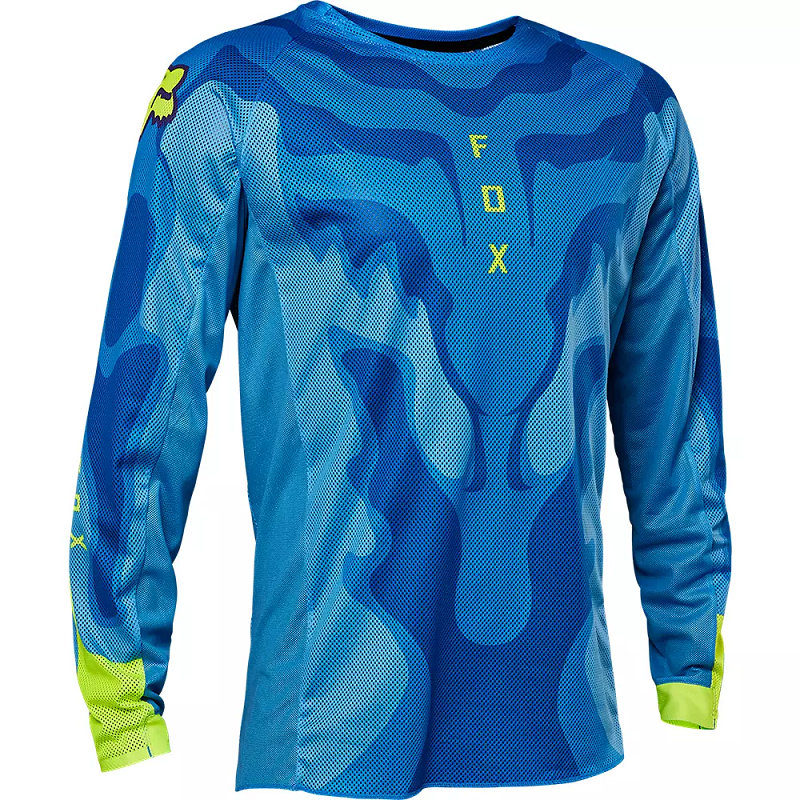 FOX Airline Exo Jersey - BLUE/YELLOW