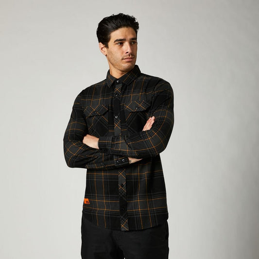 FOX Traildust 2.0 Flannel - BLACK