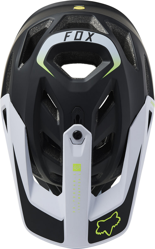 FOX Proframe RS Sumyt Helmet - BLACK AND WHITE