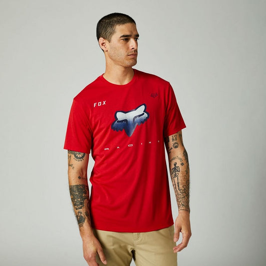 FOX Rkane Head Tech Tee - RED