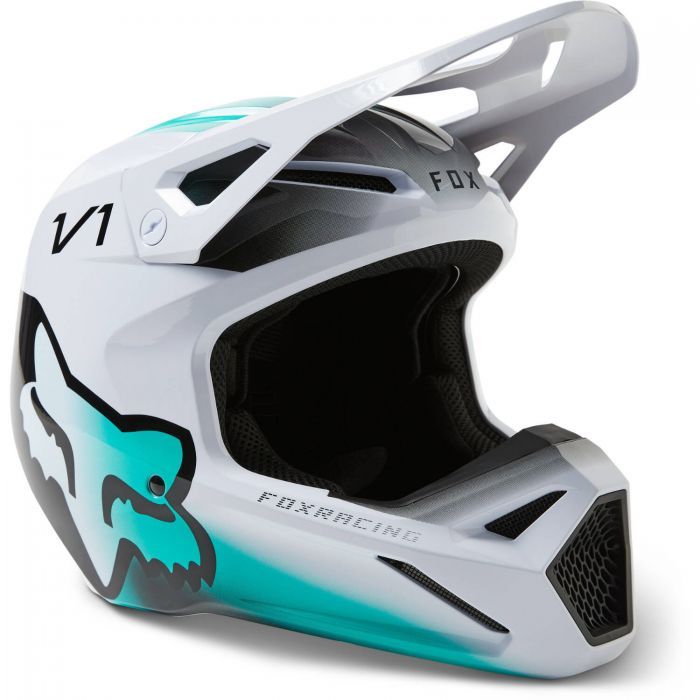 FOX V1 Toxsyk Helmet - WHITE