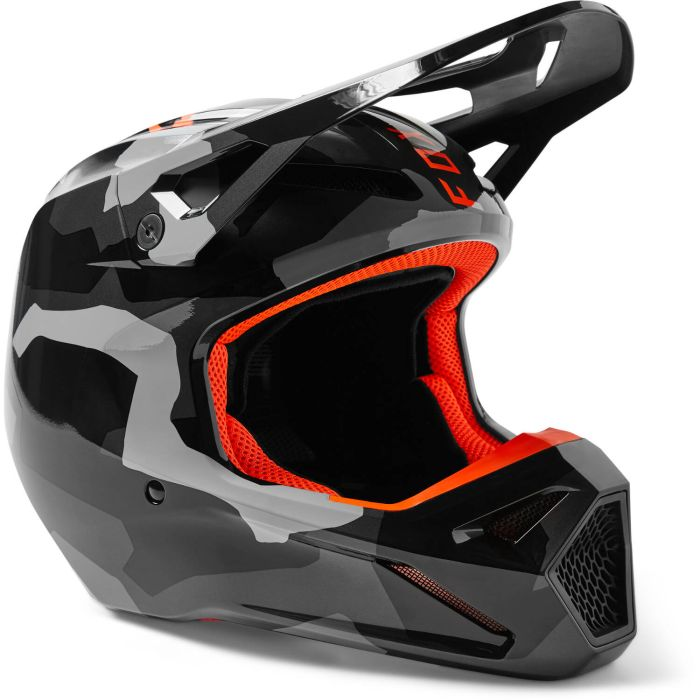 FOX V1 Bnkr Helmet - GREY CAMO