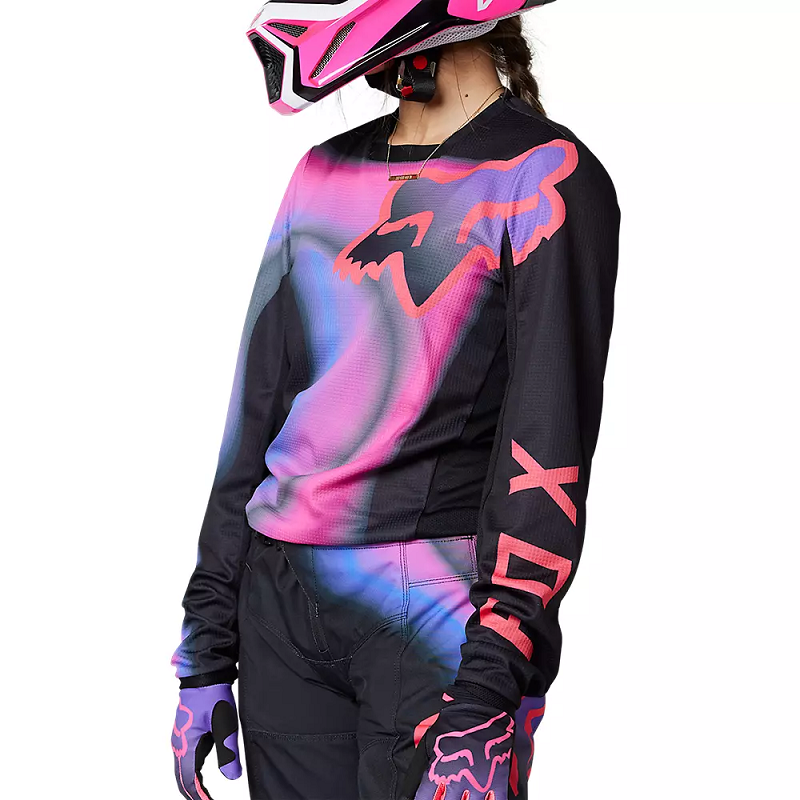 FOX Women's 180 Toxsyk Jersey - BLACK/PINK