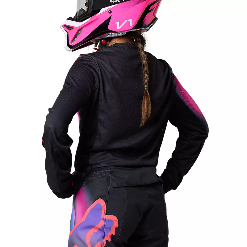 FOX Women's 180 Toxsyk Jersey - BLACK/PINK