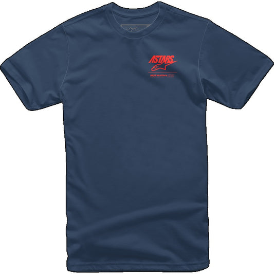 ALPINESTARS Back Mix Tee - NAVY