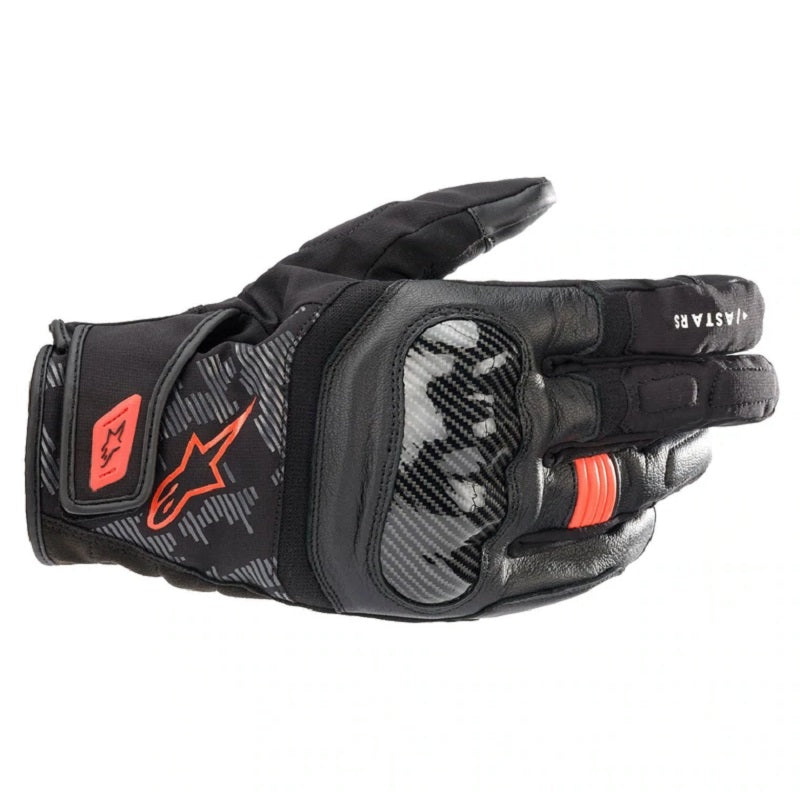 ALPINESTARS SMX Z Drystar® Gloves - BLACK/RED FLUO