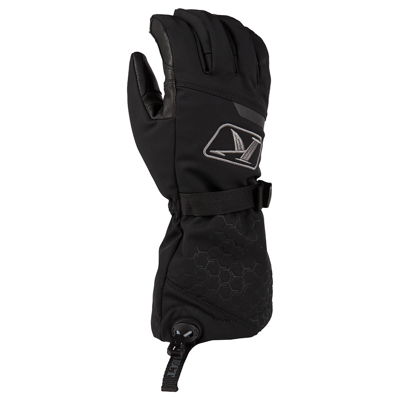 KLIM Powerxross Gauntlet Glove - BLACK / CASTLEROCK
