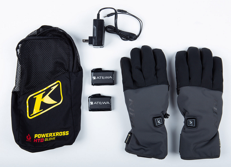 KLIM Powerxross Heated Gloves - BLACK