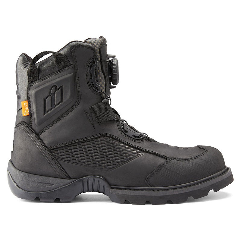 ICON Stormhawk Waterproof Boots - BLACK