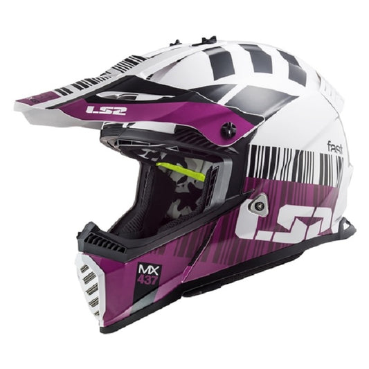 LS2 Gate X-Code Helmet - PURPLE