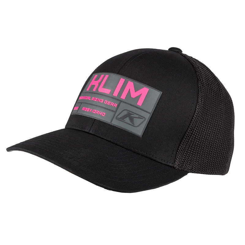 KLIM Vin Hat - BLACK AND KNOCKOUT PINK