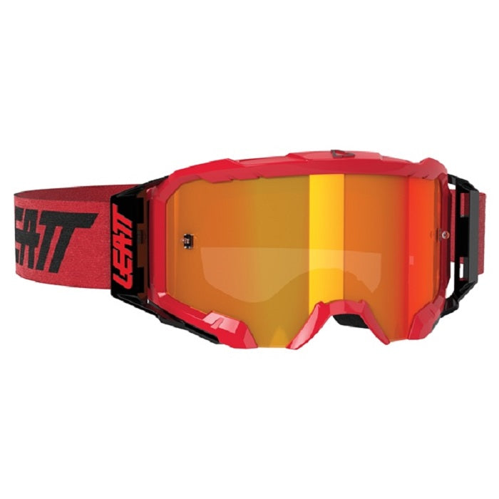 LEATT Iriz Velocity 5.5 Goggles - RED ON RED