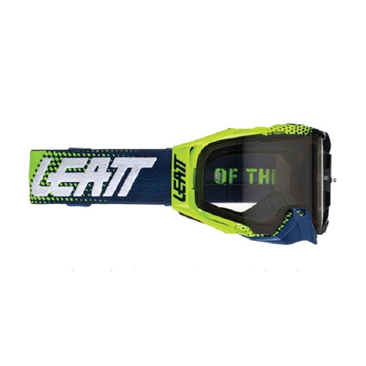 LEATT Velocity 6.5 Goggles - LIME/BLUE