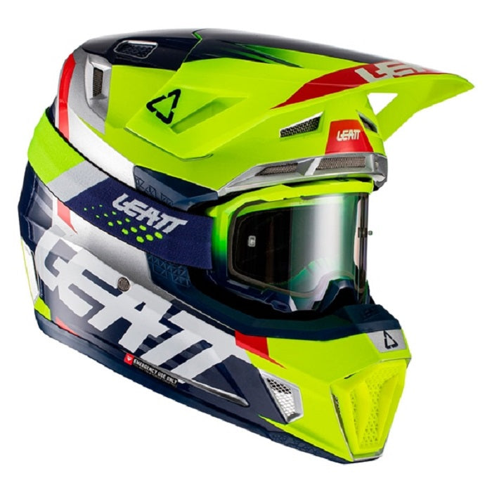 LEATT Moto 7.5 V22 Helmet - LIME