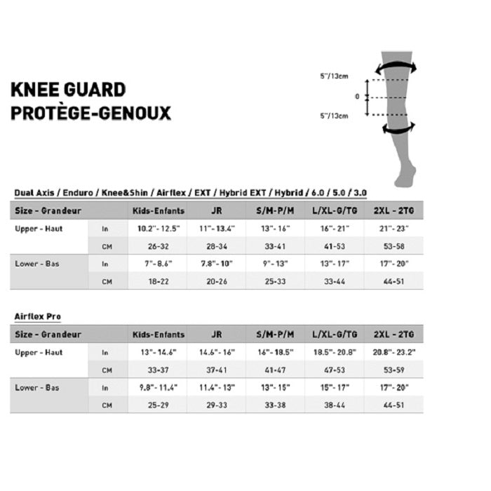LEATT Axis Knee/Shin Guard - BLACK
