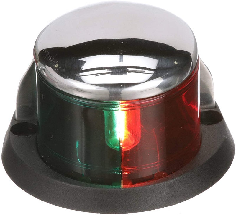 SEACHOICE Navigation Streamline Bi-Color Bow Light – Stainless – Horizontal Mount
