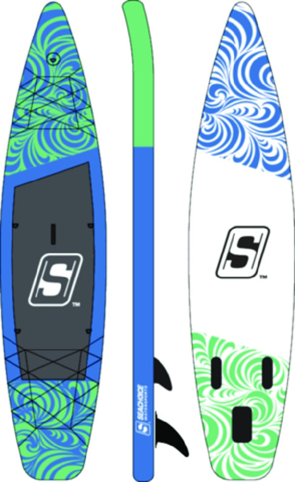 SEACHOICE 12' Inflatable Stand-Up Paddle Board Kit