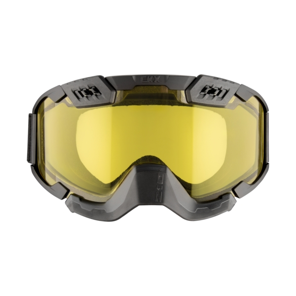 CKX 210° Backcountry Goggles - MATTE BLACK WITH YELLOW