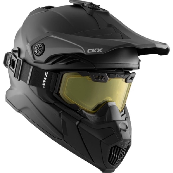 CKX Titan Airflow Helmet - SOLID MATTE BLACK
