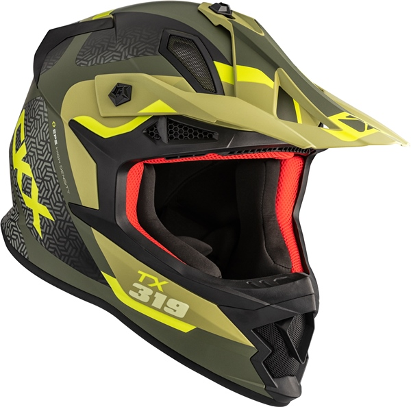 CKX TX319 Laxer Helmet - MATTE GREEN