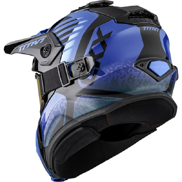 CKX Titan Airflow Helmet - BLUE