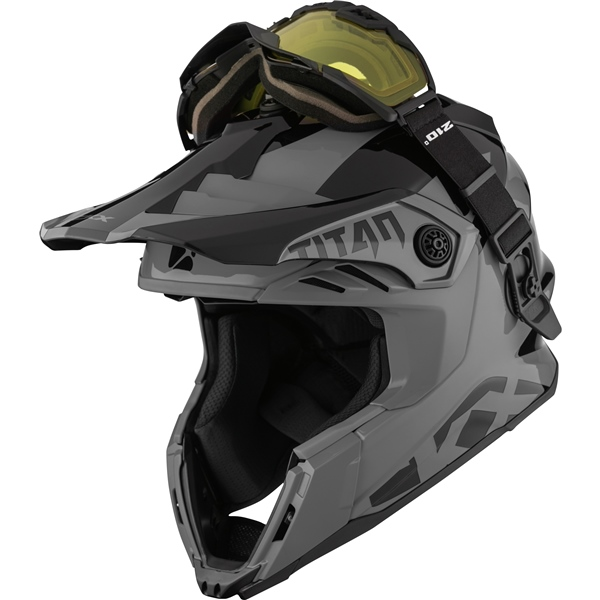 CKX Titan Extra Airflow Helmet GLOSSY GREY – Rocky Powersports