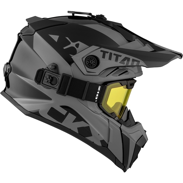 CKX Titan Extra Airflow Helmet - GLOSSY GREY