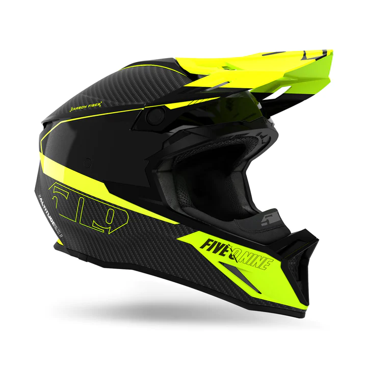 509 Altitude 2.0 Carbon Fiber 3K Hi-Flow Helmet - ACID GREEN