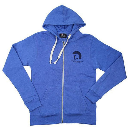 CENTURION Triblend Full-Zip Hoodie - BLUE