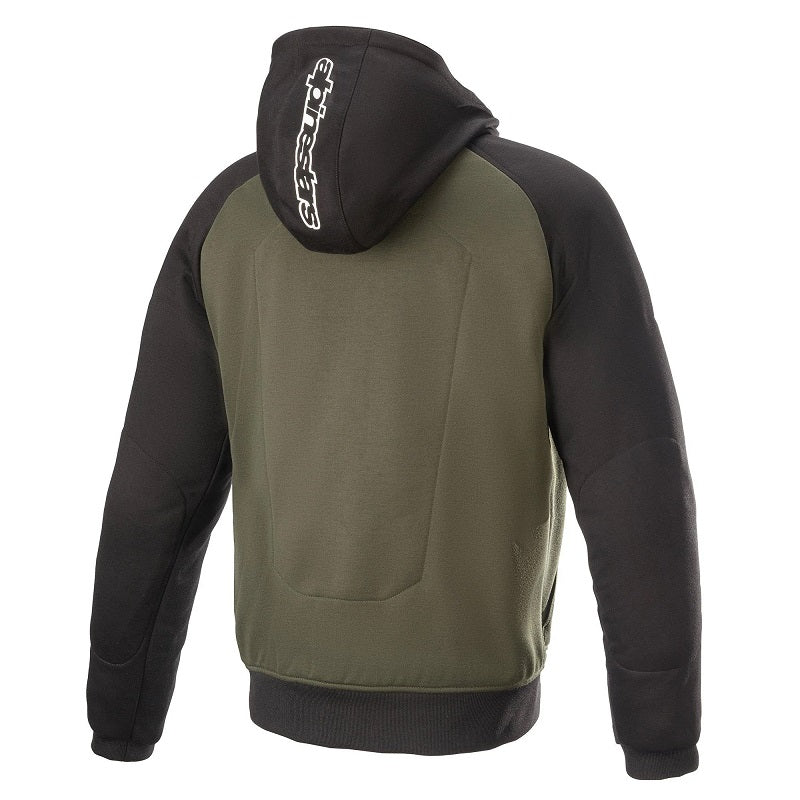 ALPINESTARS Chrome Sport Hoodie - BLACK, FOREST GREEN