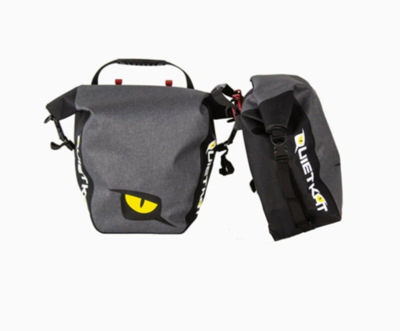 QUIETKAT Waterproof Pannier Bag - GREY