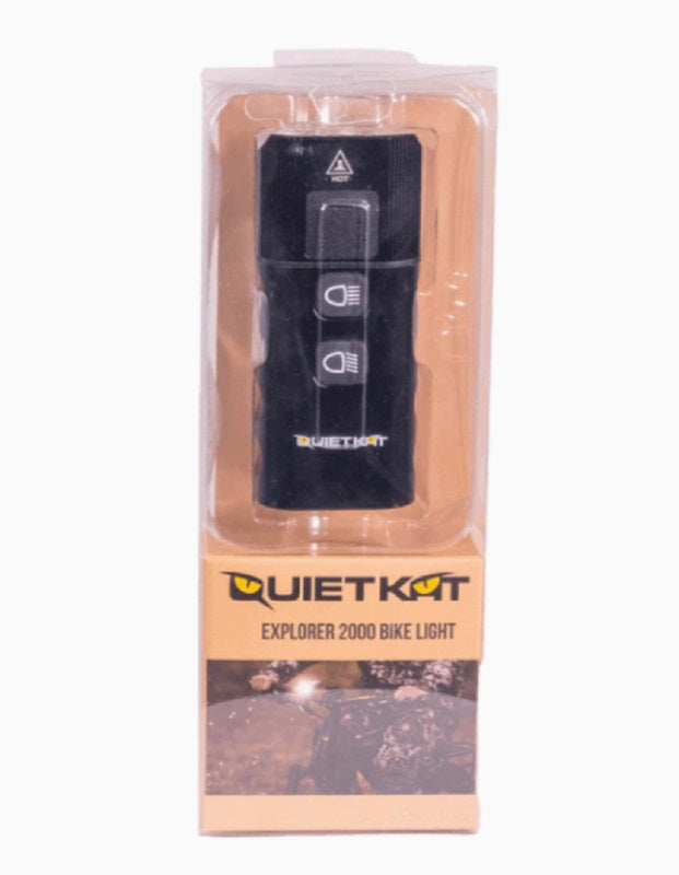 QUIETKAT Explorer 2000 Bike Light - BLACK