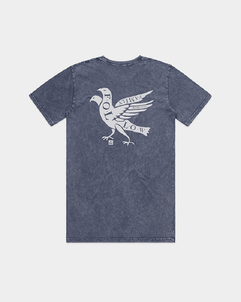 FOLLOW Washed Men's Tee - NAVY