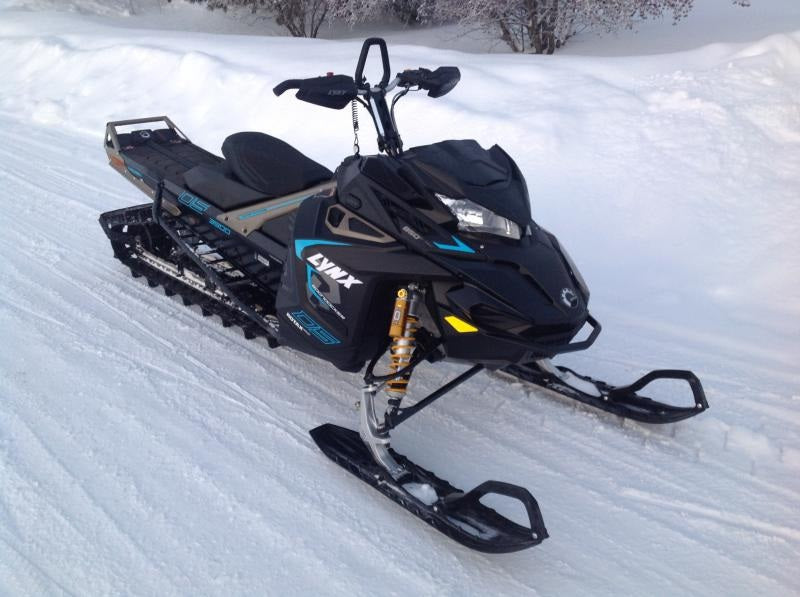 SKI-DOO Flexible Mountain Handguards - BLACK