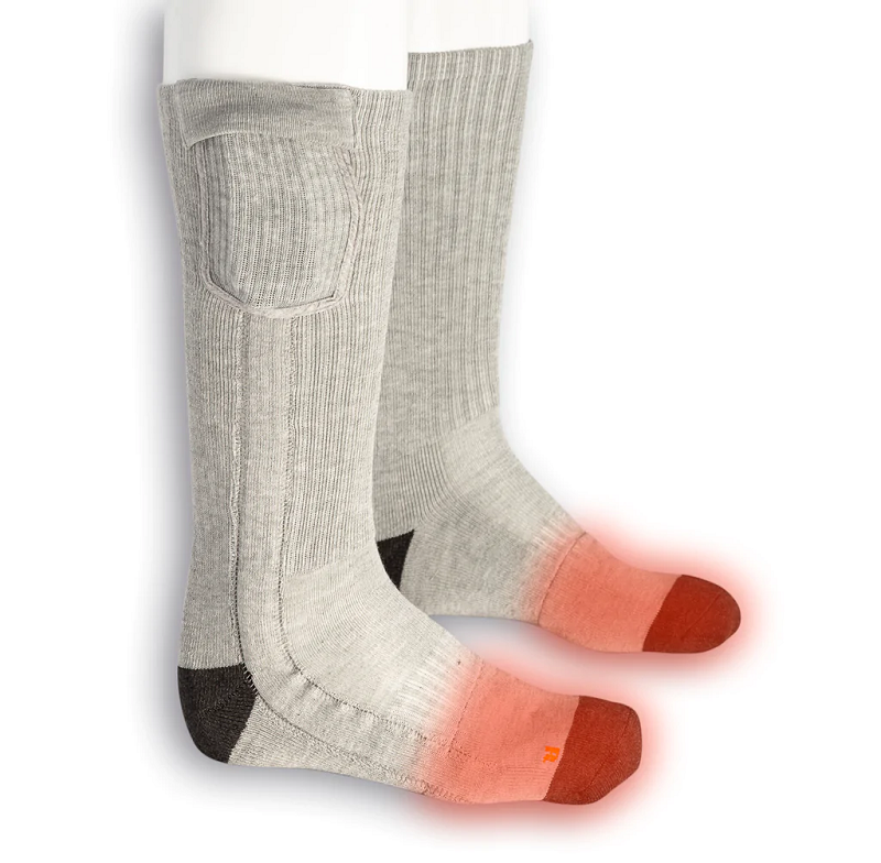 MOUNTAIN LAB Heated Socks - WHITE