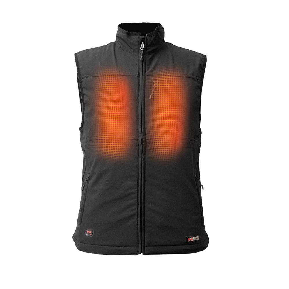 MOBILE WARMING Dual Powered Heated Vest - BLACK