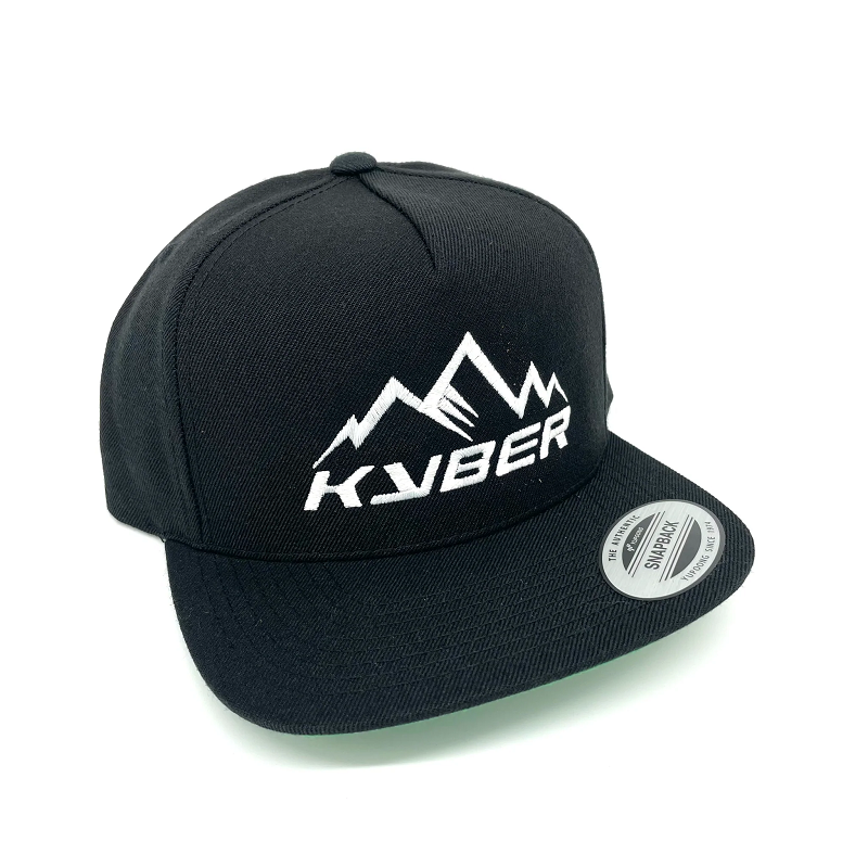 KYBER Premium Flat Brim Hat - BLACK