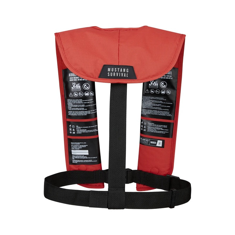 MUSTANG SURVIVAL M.I.T. 100 Automatic Inflatable PFD - RED