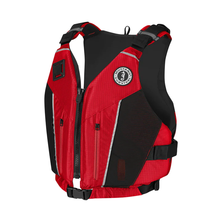 MUSTANG SURVIVAL Java Foam Vest - RED/BLACK