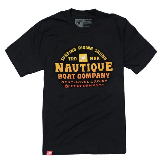 NAUTIQUE Next Level Tee - BLACK