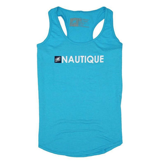 NAUTIQUE Ladies Core Triblend Tank - CARIBBEAN BLUE