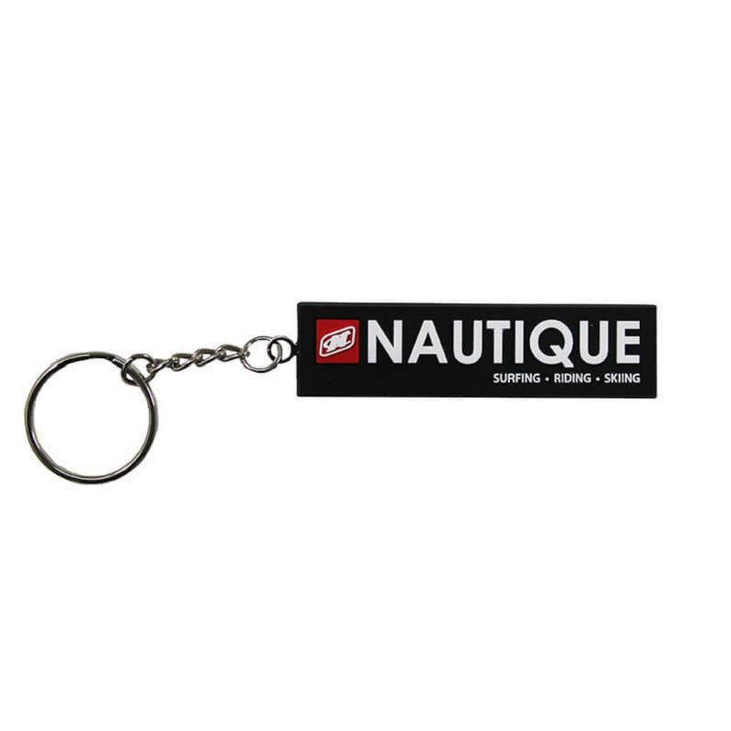 NAUTIQUE PVC Keychain - BLACK