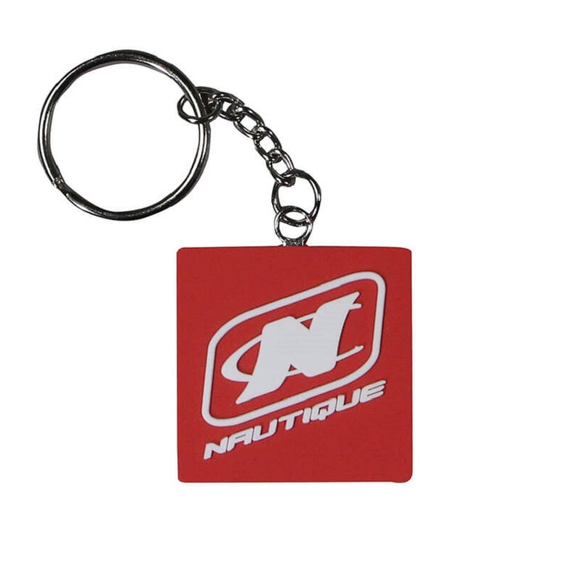 NAUTIQUE PVC Stacked Keychain - RED