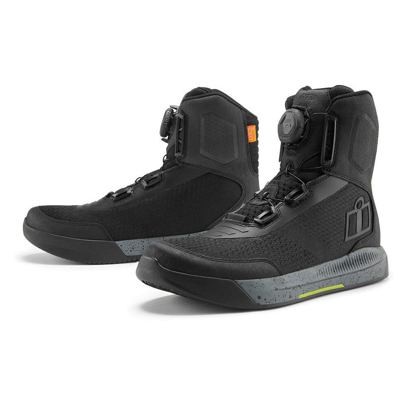ICON Overlord Vented CE Boot - BLACK
