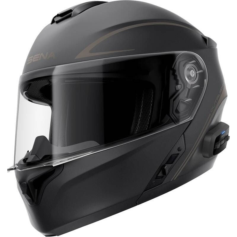 SENA Outrush R Modular Smart Helmet - BLACK